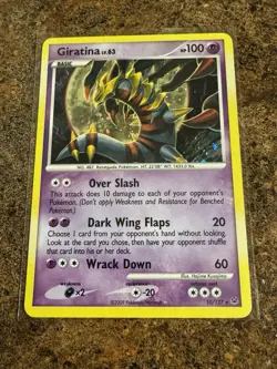 Giratina LV.63 Pokemon Platinum Holo Rare LP- 10/127 - Image 1