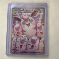 Pokemon Wigglytuff Rare 105/094 2015 120 HP Seismic Toss Round - Image 1