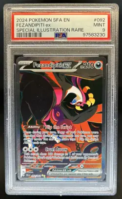 2024 Pokemon Shrouded Fable Fezandipiti ex #092/064 PSA 9 - Image 1