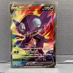 Sableye V (194/202) Pokemon TCG - Sword & Shield Holo - Full Art - NM - Image 1