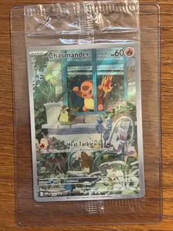 Pokemon TCG Charmander Obsidian Flames #044 Black Star Promo Card, Sealed - Image 1