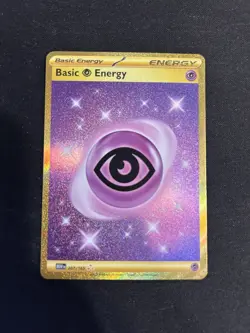 Pokemon TCG Basic Psychic Energy 207/165 Scarlet & Violet 151 Holo Secret Rare - Image 1