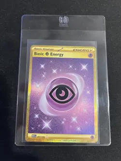 Pokemon TCG Basic Psychic Energy 207/165 Scarlet & Violet 151 Holo Secret Rare - Image 3