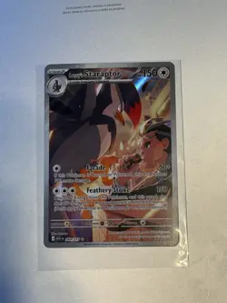 Pokemon Larry's Staraptor Holo Card ASCn 249/217 150 HP - Image 1