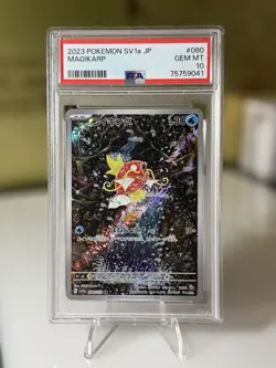 2023 Pokemon Japanese SV1a Triplet Beat Magikarp AR 080/073 PSA 10 - Image 1
