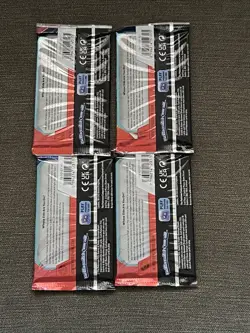 Pokemon TCG Destined Rivals Booster Pack Lot of 4 Factory Sealed - Image 2