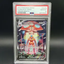2023 POKEMON SWORD & SHIELD CROWN ZENITH #GG45 FULL ART/DEOXYS VMAX PSA 10 - Image 1