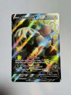 Pokemon TCG Rillaboom V Shining Fates SV105/SV122 Holo Shiny Holo Rare - Image 1