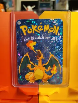 Charizard #006 - Vintage Vending Machine Prism Sticker 2000 - Pokemon Card - Image 1