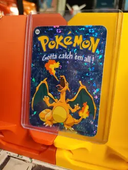Charizard #006 - Vintage Vending Machine Prism Sticker 2000 - Pokemon Card - Image 2