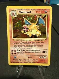 Pokemon Charizard Base Set 4/102 - Image 1