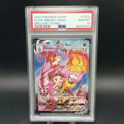 Pokemon 2022 Brilliant Stars Urshifu VMAX Single Strike PSA 10 #TG19 - Image 1