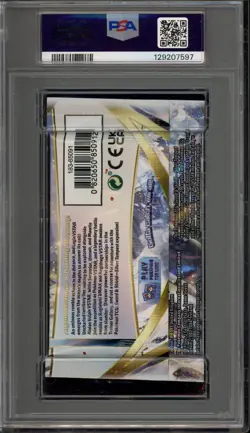 Pokemon Silver Tempest Alolan Vulpix Art Sealed Booster Pack PSA 9 Mint - Image 2