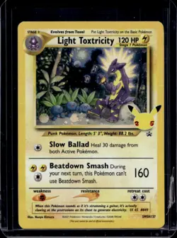 2019-2023 Pokemon SWSH Black Star Promos Light Toxtricity #SWSH137 - Image 1