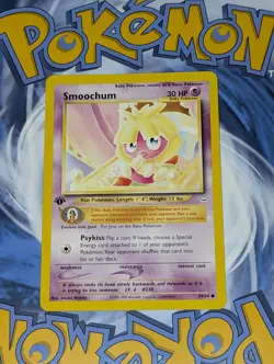 Smoochum 54/64 1st Edition & Unown (K) 1st Edition Neo Revelation Pokemon Tcg Nm - Image 3