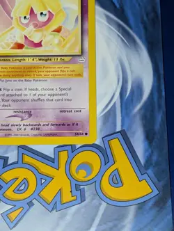 Smoochum 54/64 1st Edition & Unown (K) 1st Edition Neo Revelation Pokemon Tcg Nm - Image 5