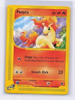 Ponyta 126/165 Common Expedition Base Set Pokemon Near Mint - Image 1