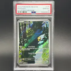 2023 POKEMON MEW EN-151 #175 PSYDUCK ILLUSTRATION RARE PSA 10 - Image 1