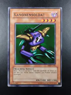 YUGIOH 2003 | CANNON SOLDIER | MRD-G106 | GERMAN | RARE | EXCELLENT (LP) - Image 1