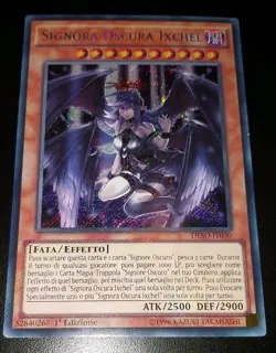 Yu-Gi-Oh SIGNORA OSCURA IXCHEL (Darklord Ixchel) DESO-IT030 SECRET EXC+ - Image 1