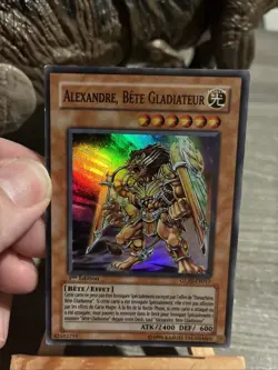 Carte Yu Gi Oh Alexandre Bete Gladiateur Glas Fr017 Super Rare 1st Edition - Image 4