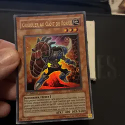 Guerrier au Gant de Force DP09-FR013 Carte Ultra Rare YuGiOh! Francais 1st Ed - Image 3
