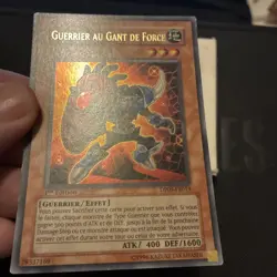 Guerrier au Gant de Force DP09-FR013 Carte Ultra Rare YuGiOh! Francais 1st Ed - Image 5