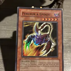 CARTE Yu Gi Oh PERCEUR A EPINES AST-FR020 1996 1st Edition - Image 3