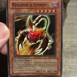 CARTE Yu Gi Oh PERCEUR A EPINES AST-FR020 1996 1st Edition - Image 4