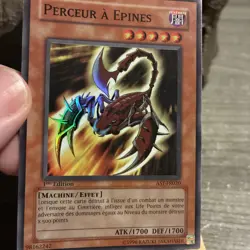 CARTE Yu Gi Oh PERCEUR A EPINES AST-FR020 1996 1st Edition - Image 5