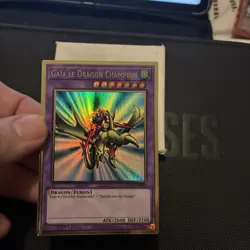 YU-GI-OH! Gaia le Dragon Champion MAGO-FR025 | 1ere Edition Gold Rare NM - Image 3