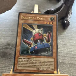 Carte YU GI OH SOLDAT DE CARTE DP03 FR009 Ultra Rare 1996 - Image 2