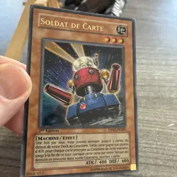 Carte YU GI OH SOLDAT DE CARTE DP03 FR009 Ultra Rare 1996 - Image 3