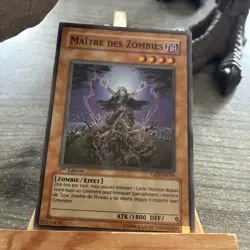 YUGIOH - MAITRE DES ZOMBIES - SUPER RARE - EXCELLENT - TAEV-FR039 - 1ST EDITION - Image 2
