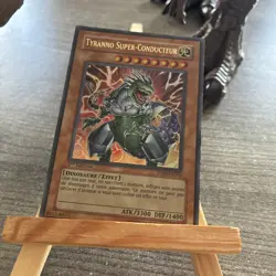 Carte Yu-gi-oh! Tyranno Super Conducteur SD09-FR001 Ultra Rare 1996 - Image 2