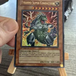 Carte Yu-gi-oh! Tyranno Super Conducteur SD09-FR001 Ultra Rare 1996 - Image 4