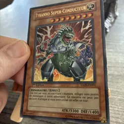 Carte Yu-gi-oh! Tyranno Super Conducteur SD09-FR001 Ultra Rare 1996 - Image 5