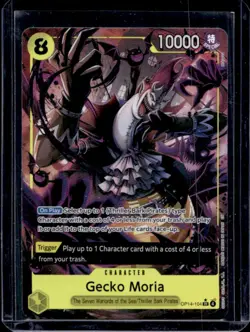 2026 One Piece Azure Sea's Seven Gecko Moria Super Rare Alternate Art #OP14-104 - Image 1