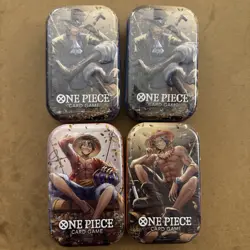 Lot Of 4 One Piece Tin Pack Set Vol 2 Factory Sealed English - Image 1
