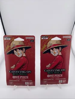 2 - One Piece TCG Carrying On His Will Sleeved Booster Pack Sealed(English)! - Image 1