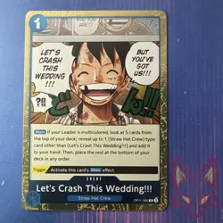 One Piece - OP11-060 Let's Crash This Wedding!!! - Holo Foil - NM (US Seller) - Image 1