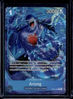 2026 One Piece Azure Sea's Seven Arlong Rare Alternate Art #OP14-042 - Image 1