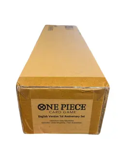 One Piece TCG: 1st Anniversary Set, English Version, Sealed Case - Image 1