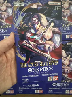 10 PACKS ONE Piece OP-14 "Azure Sea's Seven" Booster Pack [SEALED] EB-04 - Image 2