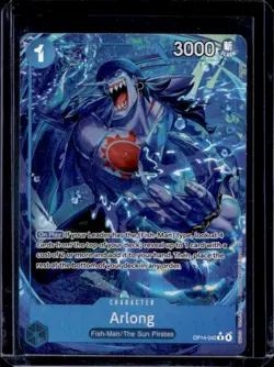 2026 One Piece Azure Sea's Seven Arlong Rare Alternate Art #OP14-042 - Image 1