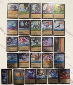 Massive Disney Lorcana Winterspell 300+ Card Lot SR, Rare, Foil Cards Near Mint - Image 4