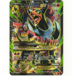 Pokemon M Houndoom EX 154/162 Breakthrough Full Art Holo Mega LP Card - Image 1