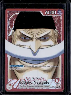 2022 One Piece Paramount War Edward.Newgate Leader #OP02-001 - Image 1