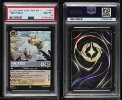 2023 Disney Lorcana The First Chapter 1 Super Rare Tinker Bell #193 PSA 10 - Image 3