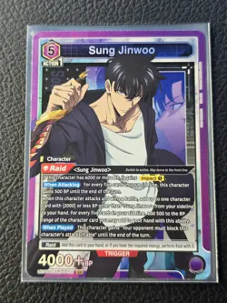 SUNG JINWOO SR UE17BT/SLG-1-021 UNION ARENA SOLO LEVELING PACK FRESH QTY - Image 1